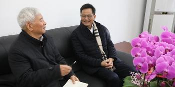 蔡袁强一行走访慰问高层次人才代